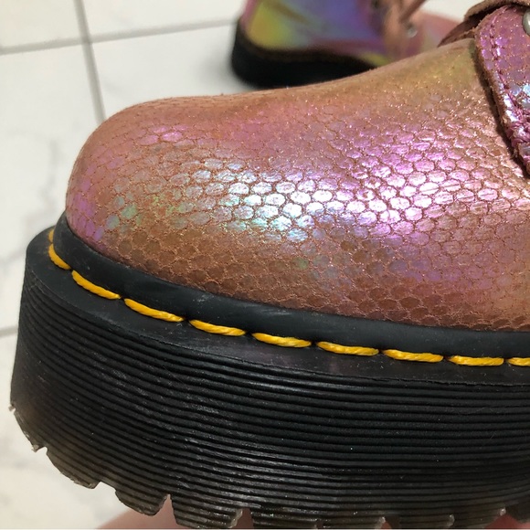 Dr. Martens Molly Metallic Platform Boots - Picture 11 of 16